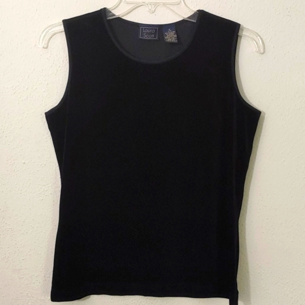 Laura Scott Velour Tank Top